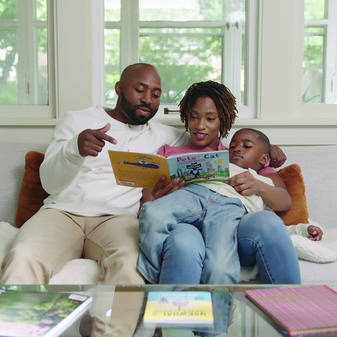 A Family Enjoys Clean Indoor Air.